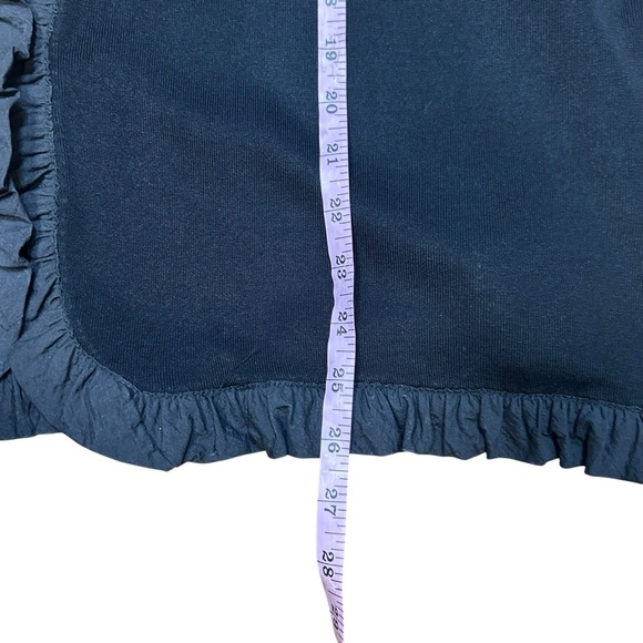 Exclusively Misook black knit long sleeve ruffle cardigan size 1X capsule career - Picture 10 of 11